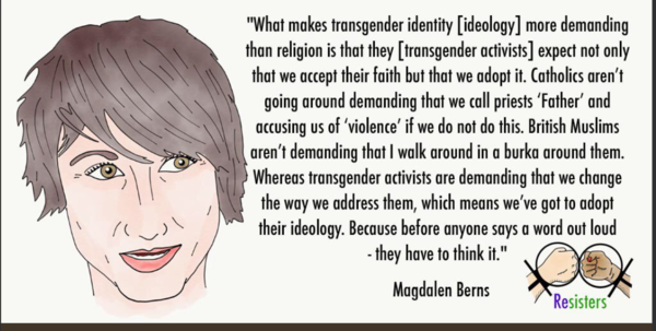 Lisa Muggeridge Suspended by Twitter and Quoting her breaches MN Guidelines