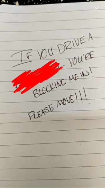 My first parking thread!