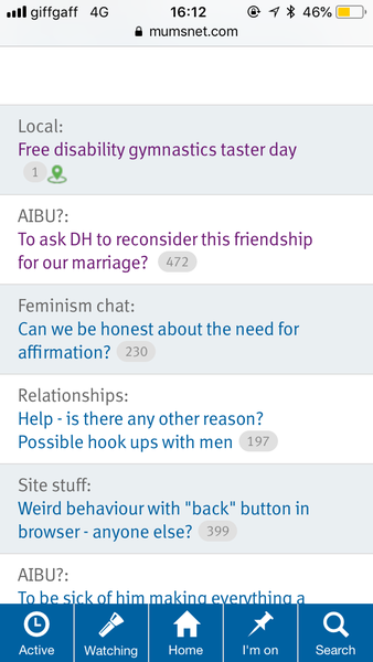 Local threads on Active are really annoying