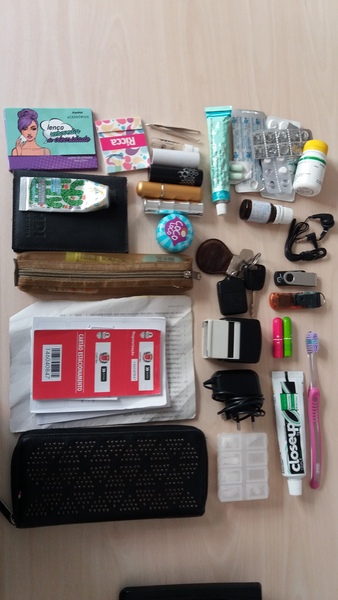 To want to see the contents of your handbag