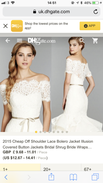 Making this wedding dress more suitable for the church