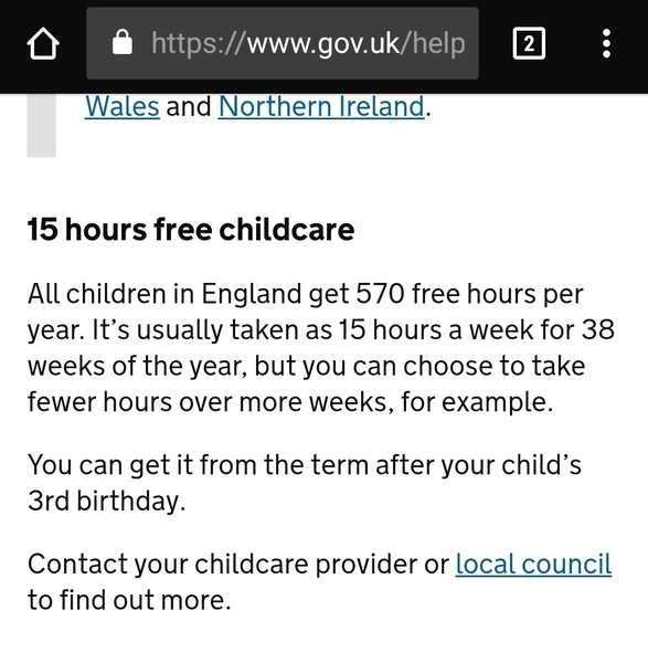 Funded under 2s-forced hourd