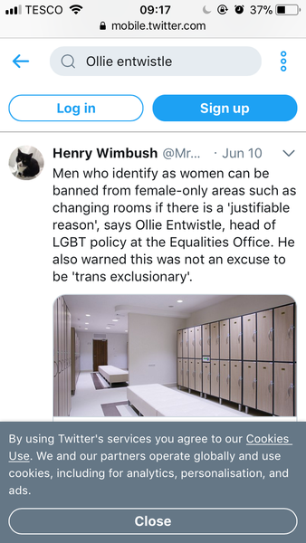 Couldn't find the LGBT board but why is this person's tweets protected