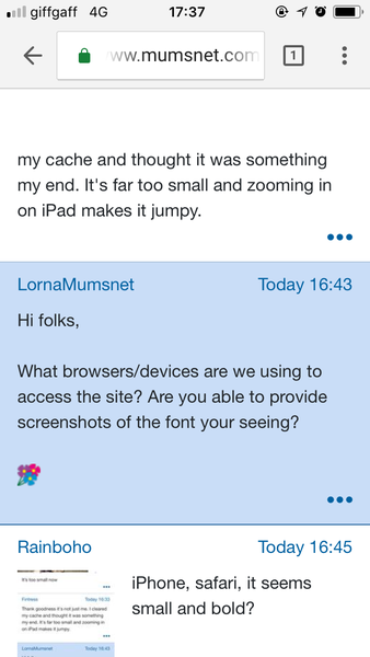 Has the font changed?