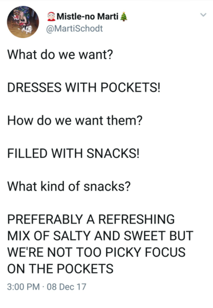 Give women proper pockets
