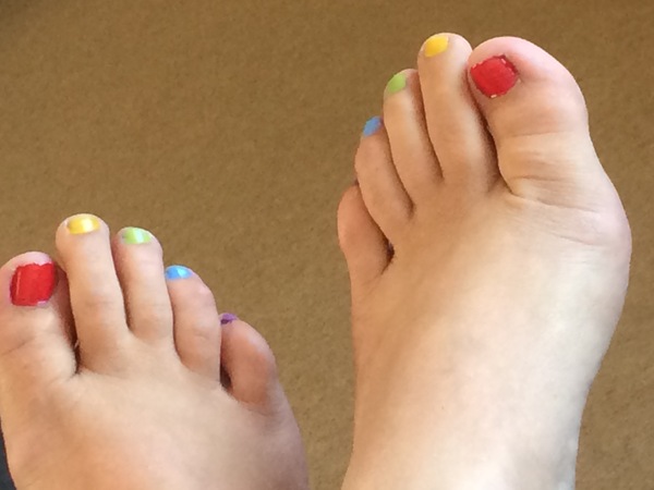 Show me your toes for colour inspiration!
