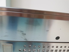 How do I clean stainless steel kitchen appliances?