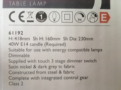 2 new table lamps and they are buzzing! Is it the bulbs? (See pic)