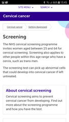 Had a reply from CRUK re "cervix havers"
