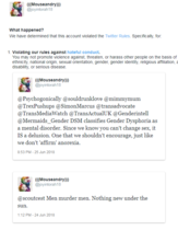 What Gets a Woman Suspended From Twitter