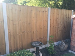 Giving the neighbour the 'nice' side of the fence