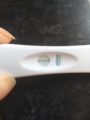 Thin line on test