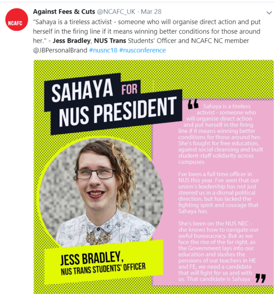 Jess Bradley, first transgender student officer, suspended after flashing photos