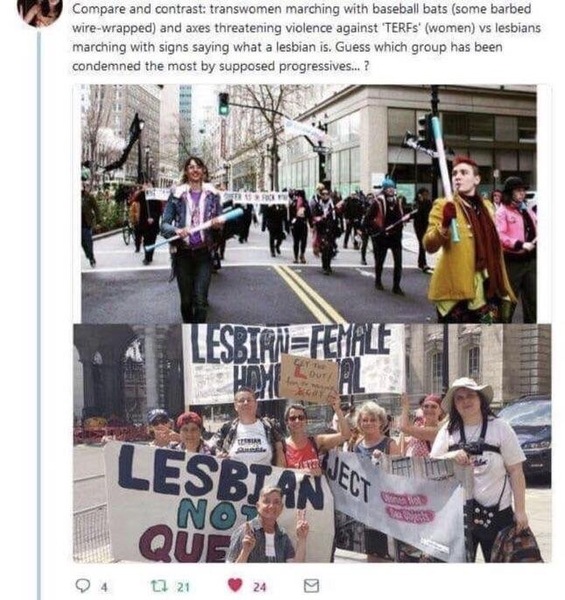 To feel sad that I can't support LGBT+ anymore