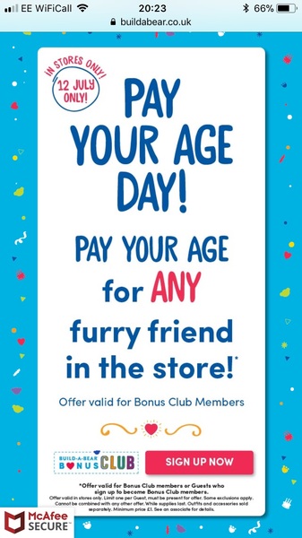 Who's going to build a bear tomorrow?
