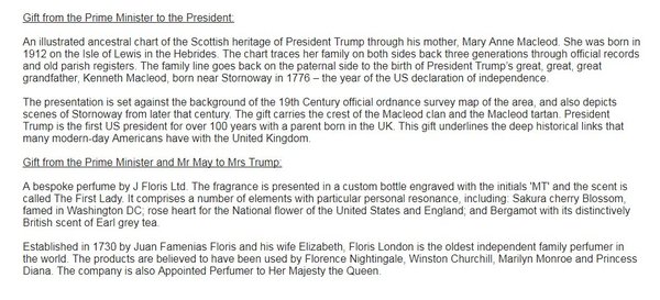 Westministenders: May's Turd Way covered in Donald's Glittery Tickertape from his Parade