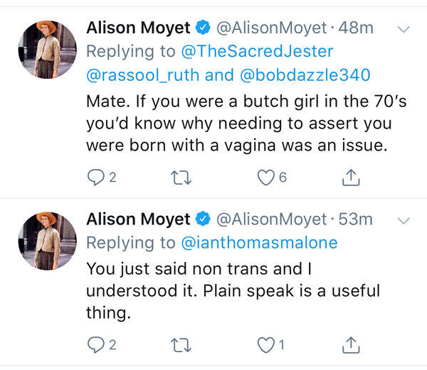 Alison Moyet - yay (I think)