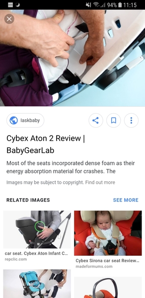cybex aton q please help!