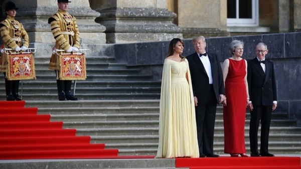 Theresa may's awful awful red dress