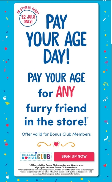 Who's going to build a bear tomorrow?