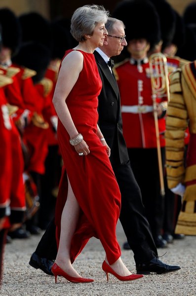 Politics entirely aside... Theresa May looks fucking fabulous!