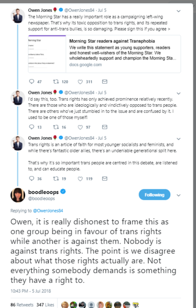 A new member of the Leftie Misogynists club!