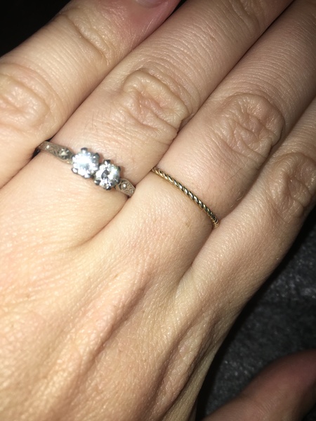 Two stone engagement ring?
