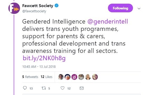 Fawcett Society Live stream from 5.30pm 'Courage Calls, Ask her to stand'