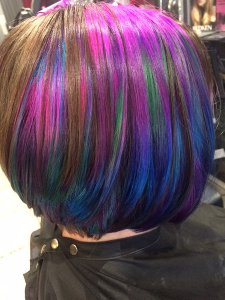 Talk to me about pink hair....