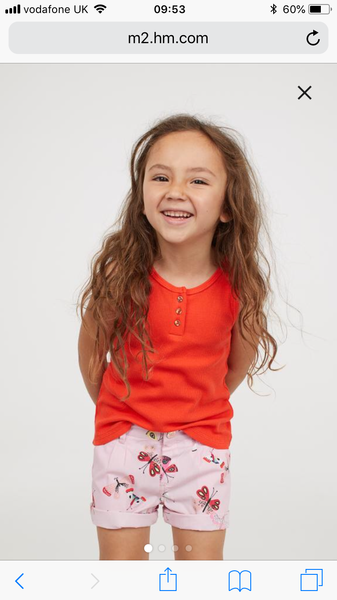 Girls adjustable waist shorts (not denim)
