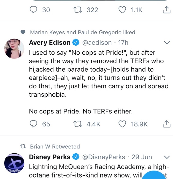 Lesbians protest at London Pride #getthelout