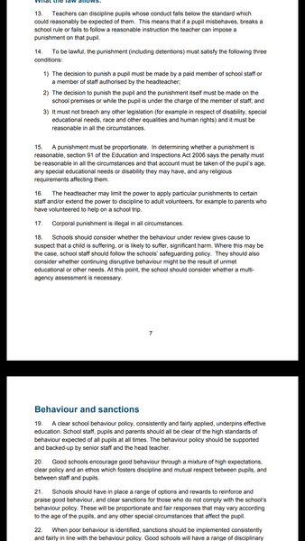 Aibu or is school, regarding discipline?