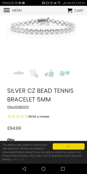 Please find me a sparkly bracelet