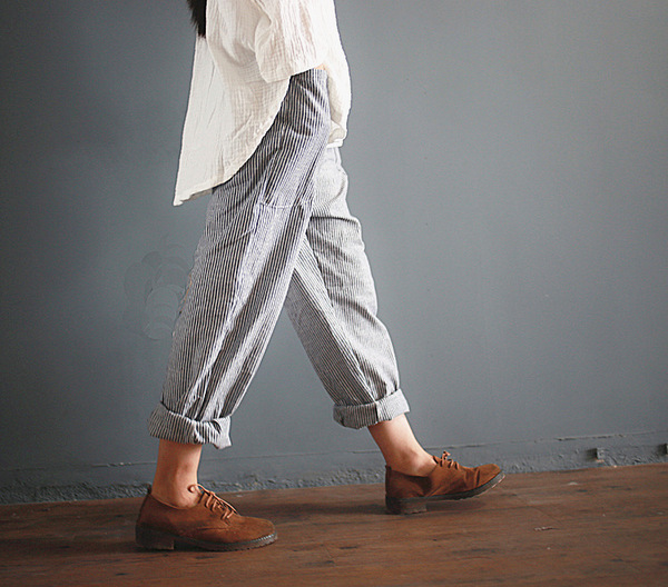 Loose linen/cotton trousers