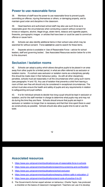 Aibu or is school, regarding discipline?