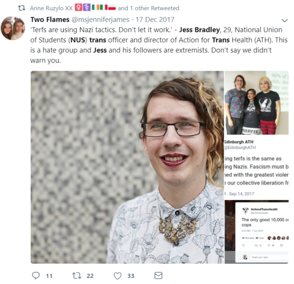 Jess Bradley, first transgender student officer, suspended after flashing photos