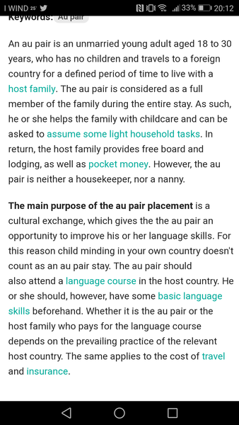 Ideas for au pairs to get out and about and learn English during the day/in the evenings?