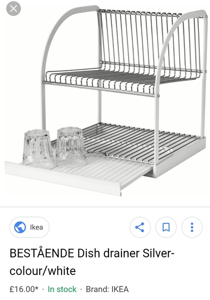 To spend 30 quid on a dish rack?