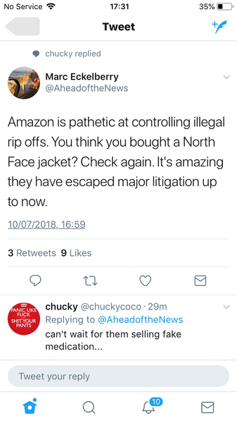 To wonder how Amazon can trade with this policy?