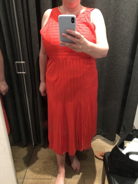 They are trying to tell me this dress looks good for a wedding.