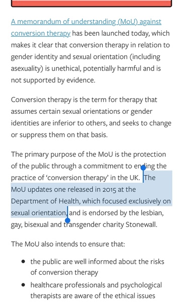 Urgent:  banning gender identity conversion