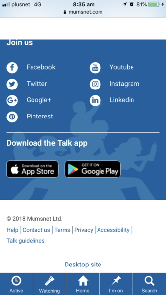 Have Mumsnet dropped their "woman centred" logo?