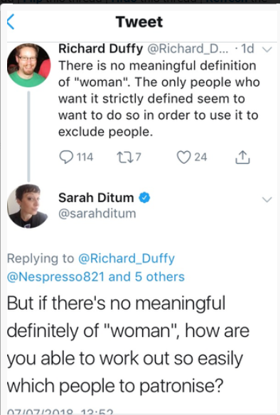 'Get the L Out' Statement by the lesbian protesters at Pride London