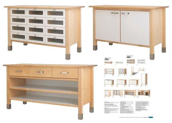 Does anyone have a free standing kitchen?