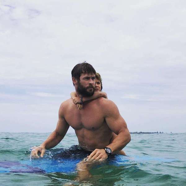 To be topless around the kids pool?