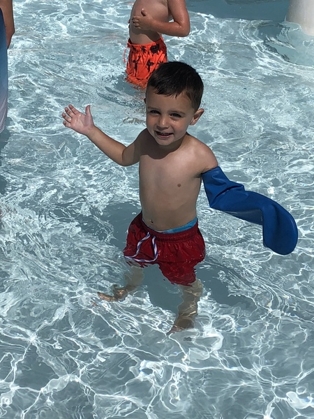 Going on holiday next week - toddlers broke his arm!