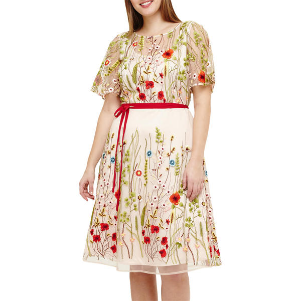 Saw a green midi length dress with loads of meadow flowers, i must find it please help!