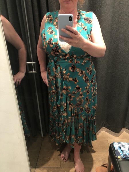 They are trying to tell me this dress looks good for a wedding.