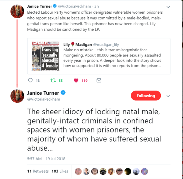 This never happens: male offenders in female prisons