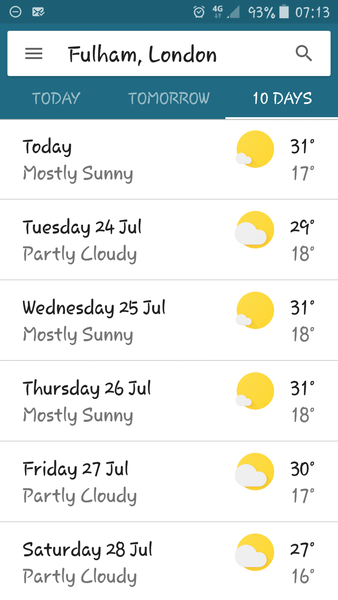 Have you seen the weather forecast for next week?!